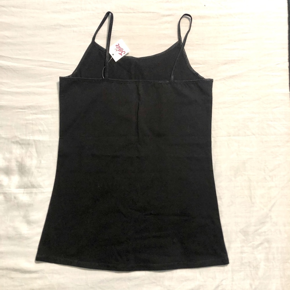 JUSTICE Scoop Neck Tank/cami color black SIZE 14/16 NWT - Picture 4 of 7